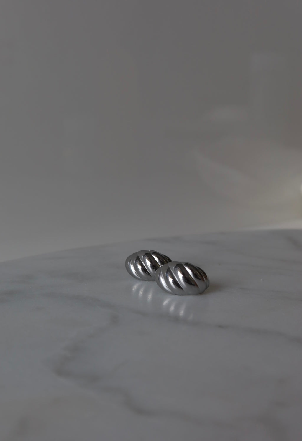 Kolczyki Silver Croissant
