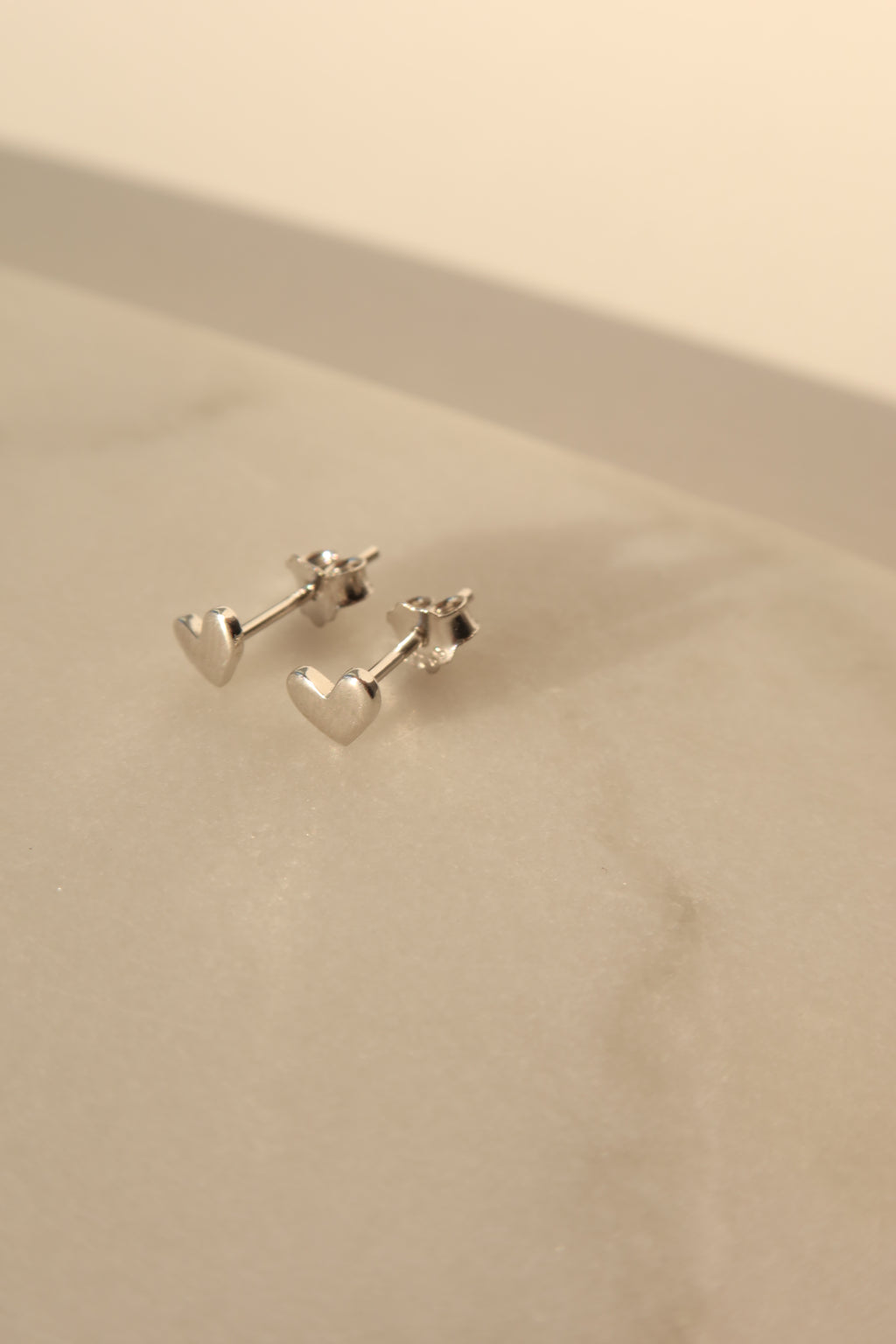 Kolczyki Silver Heart Petite