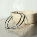 Silver Classy Hoops no2