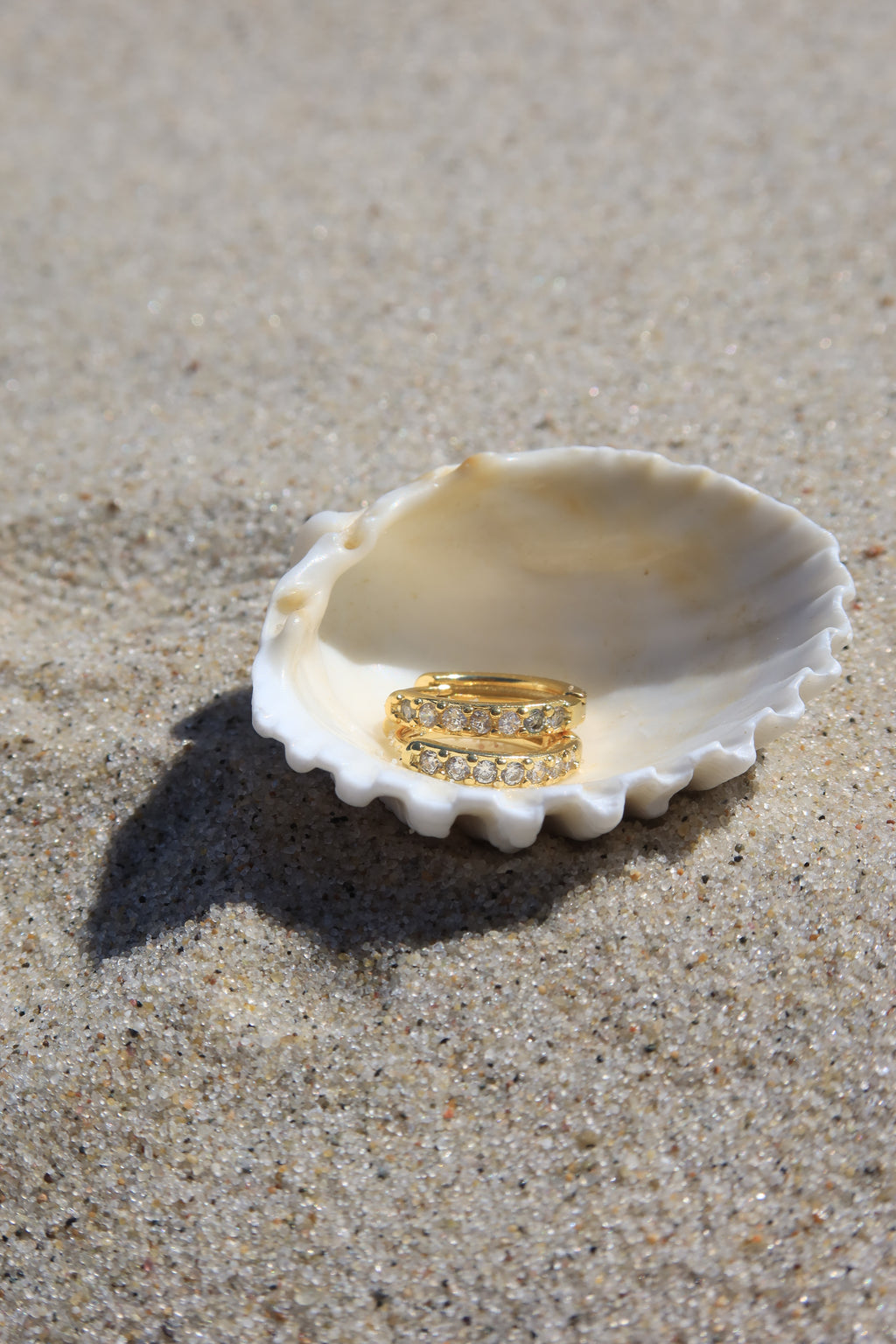 Kolczyki Gold Crystal