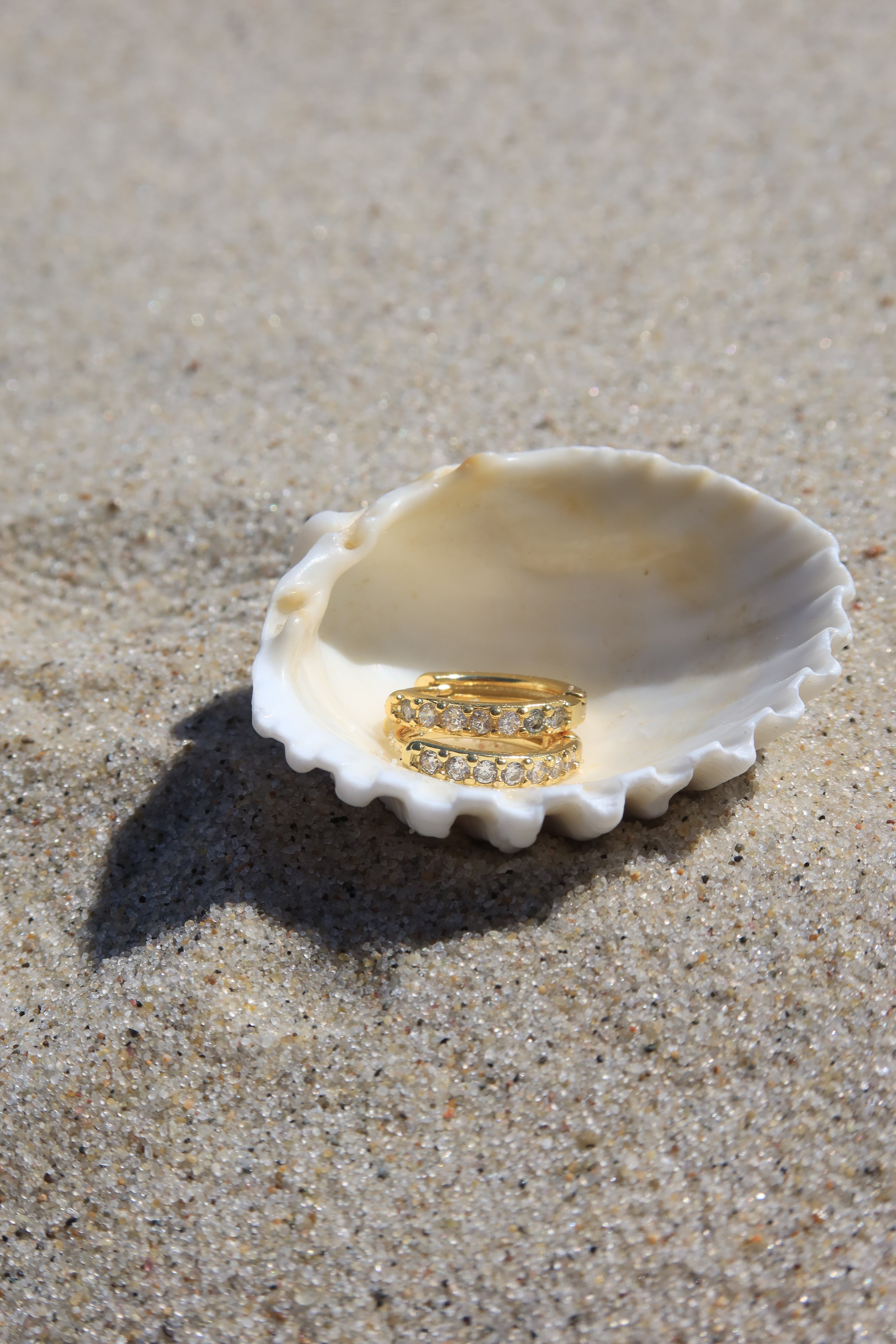 Kolczyki Gold Crystal
