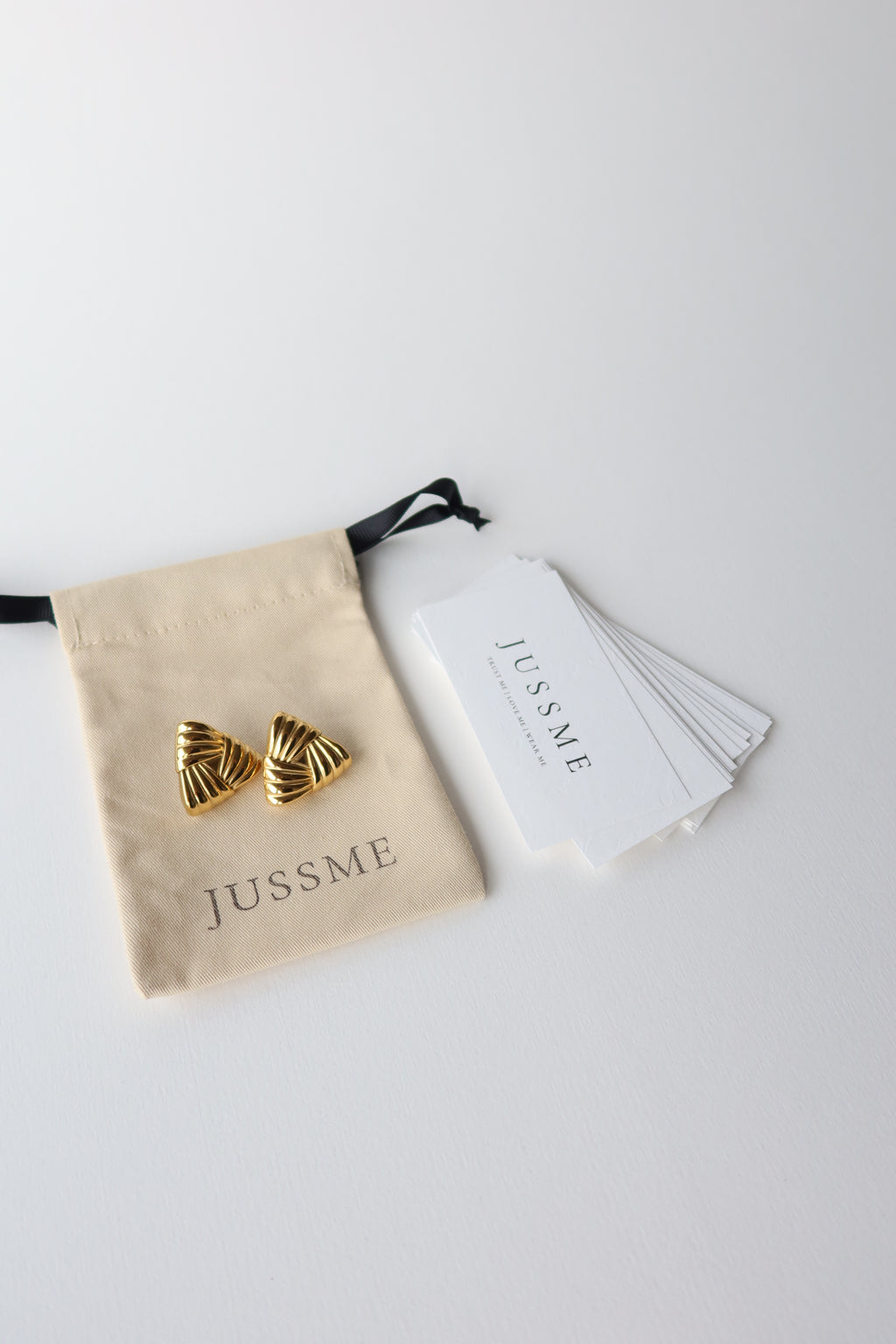 Kolczyki Gold Triangle
