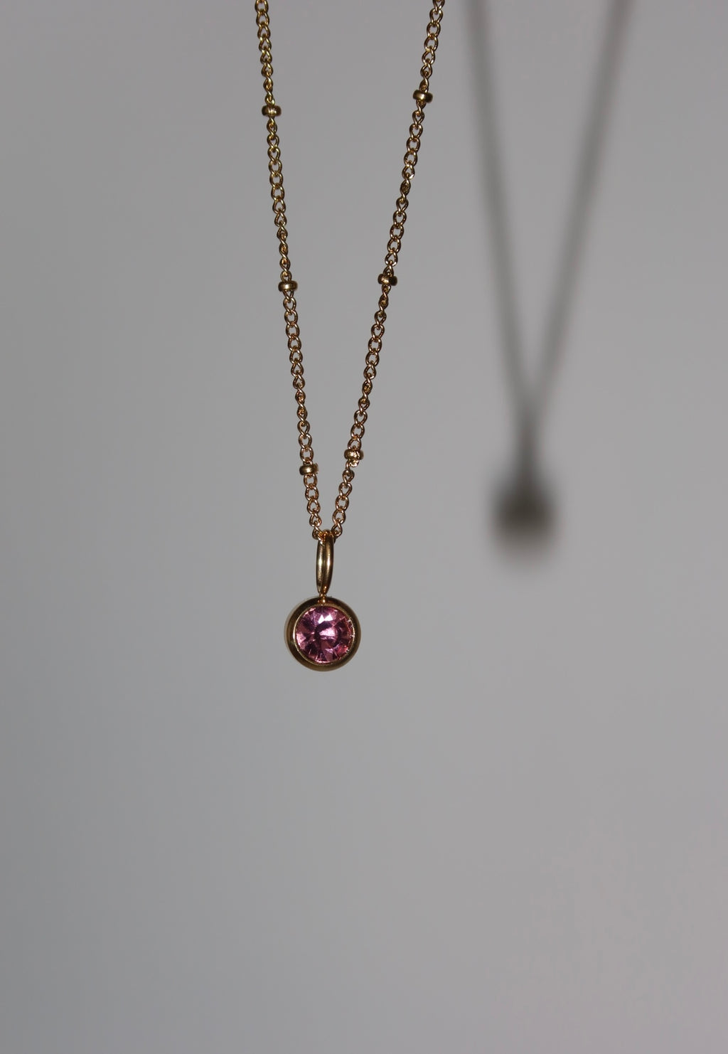 Naszyjnik Golden Pink Mist
