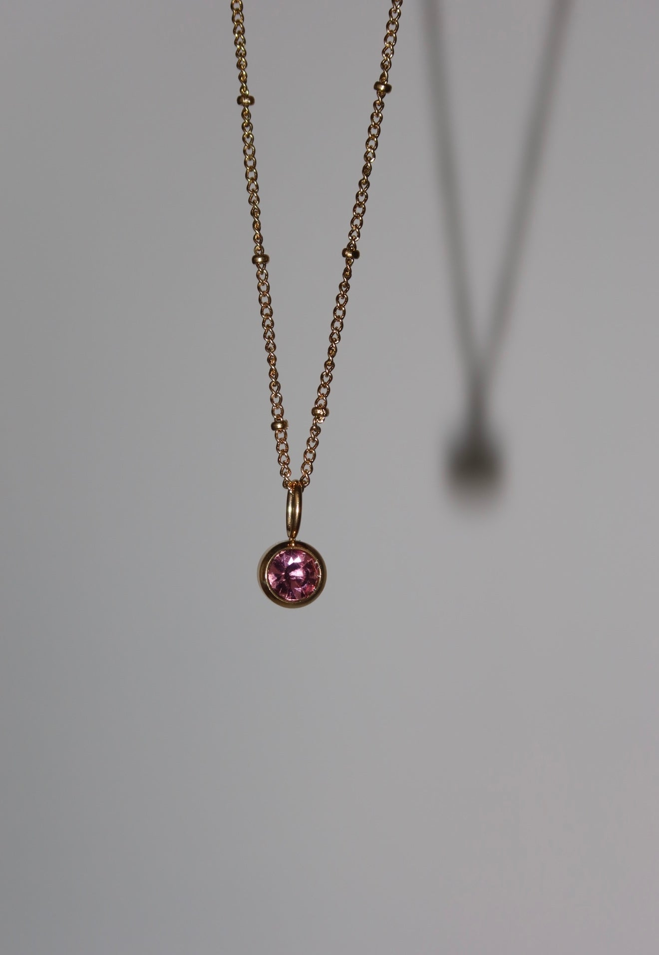 Naszyjnik Golden Pink Mist