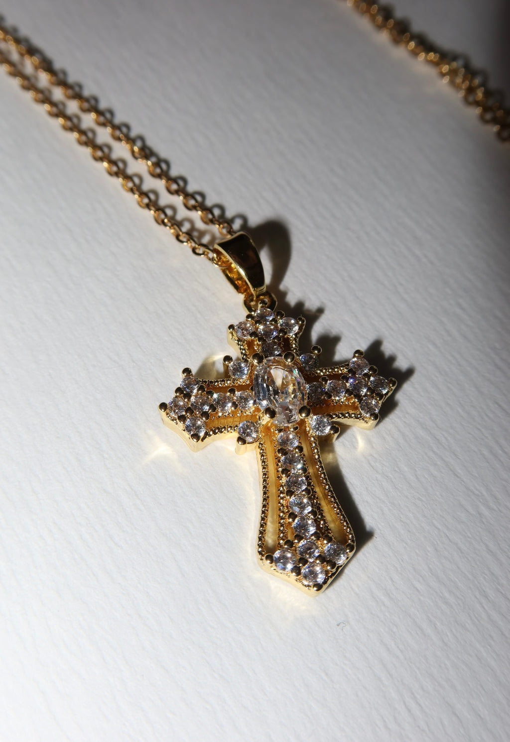 Łańcuszek Crystal Cross no1