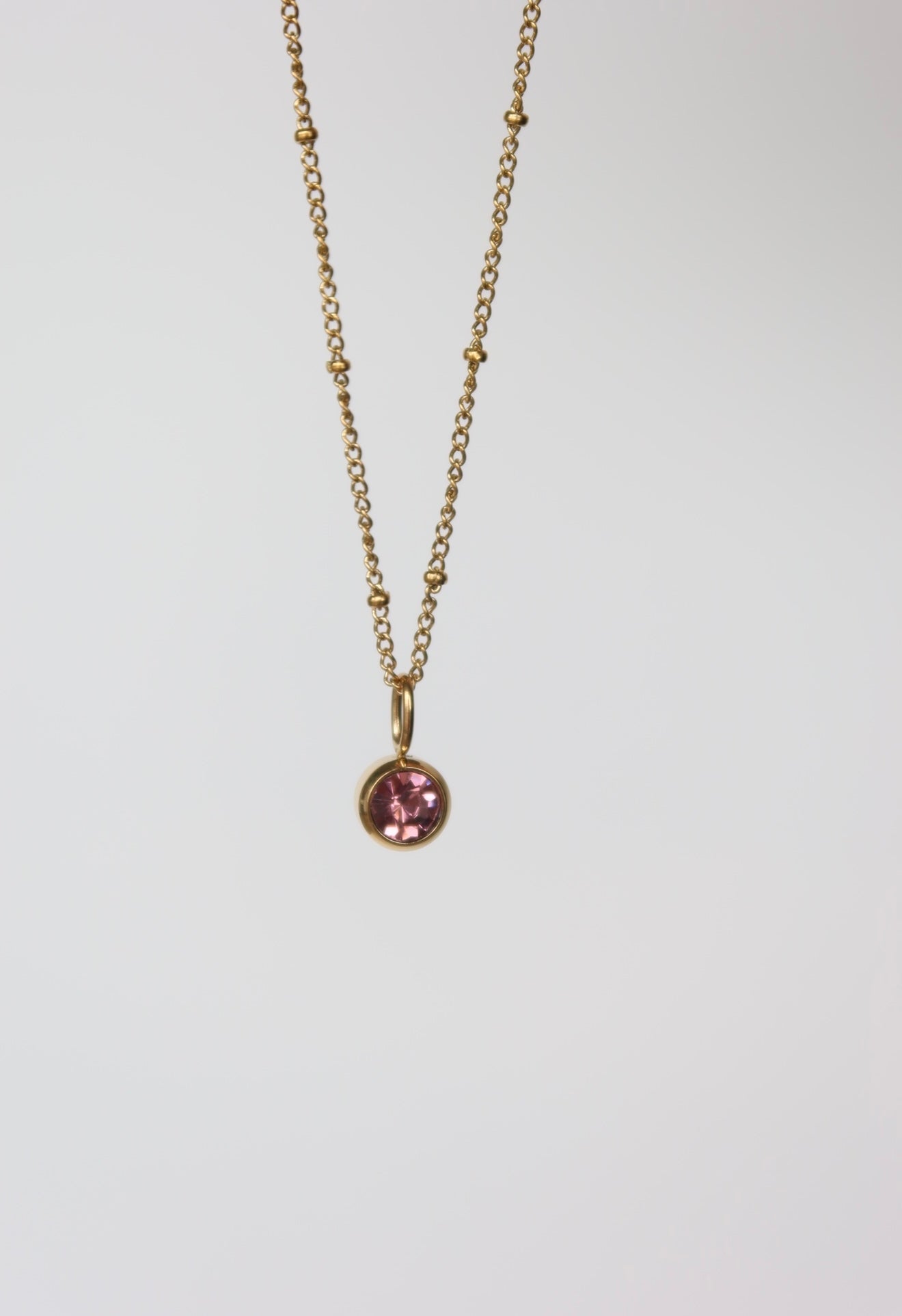 Naszyjnik Golden Pink Mist