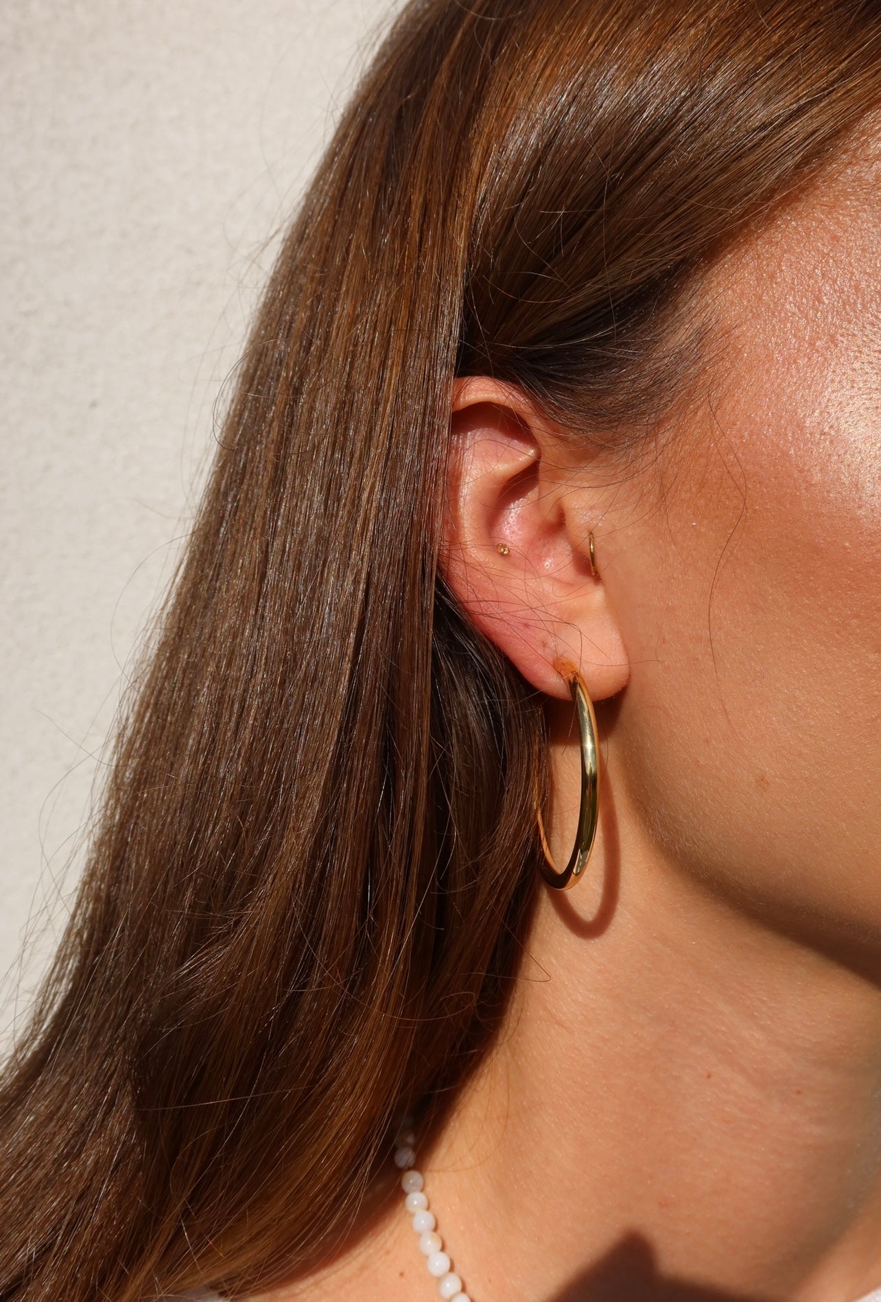 Gold Classy Hoops no1