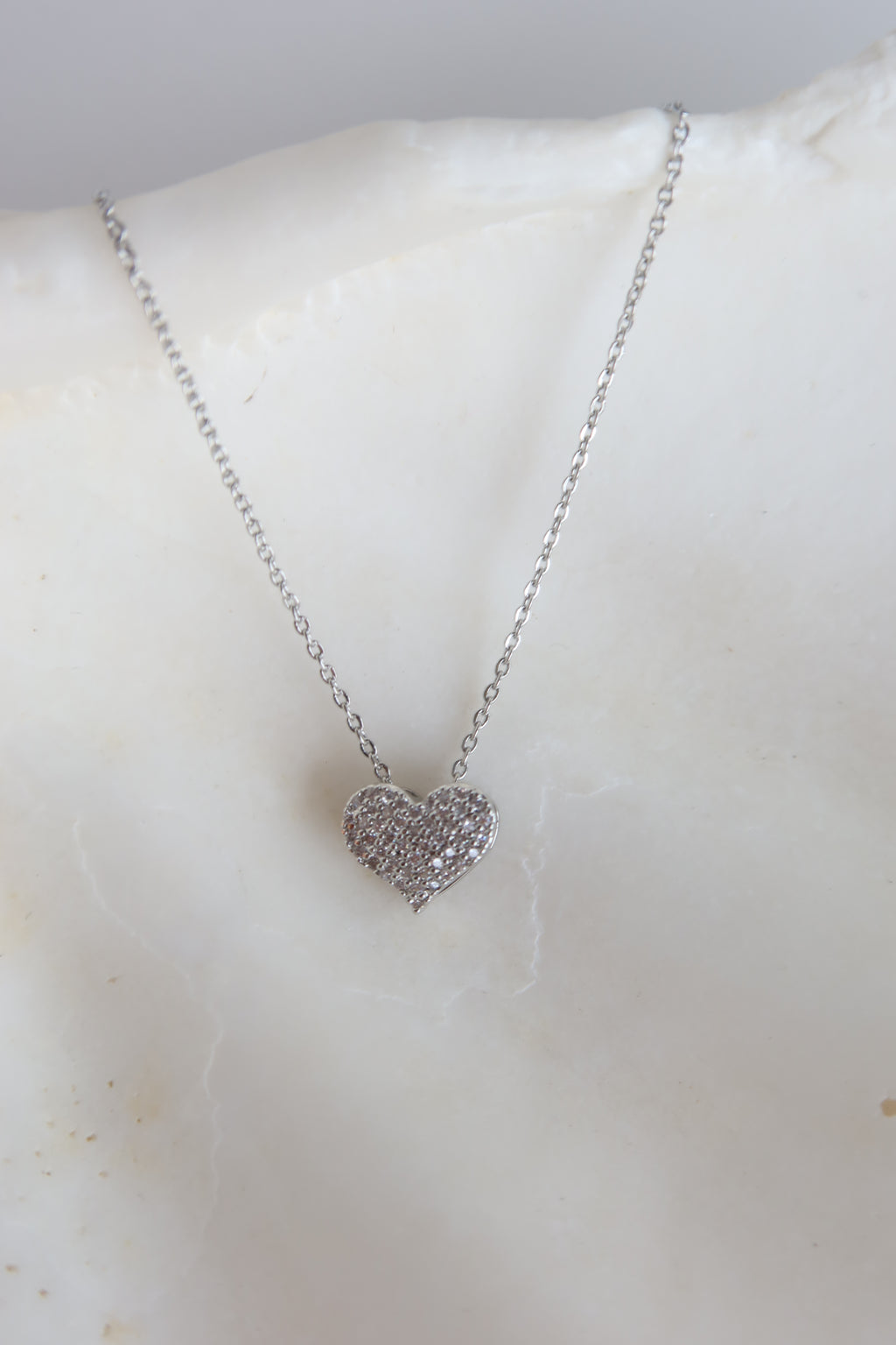 Naszyjnik Silver Crystal Love