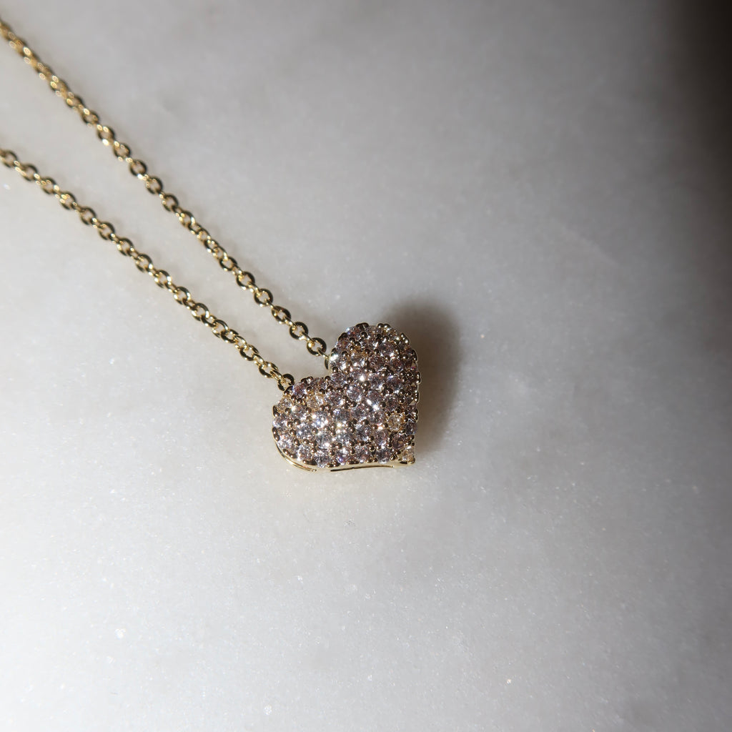 Naszyjnik Gold Crystal Love