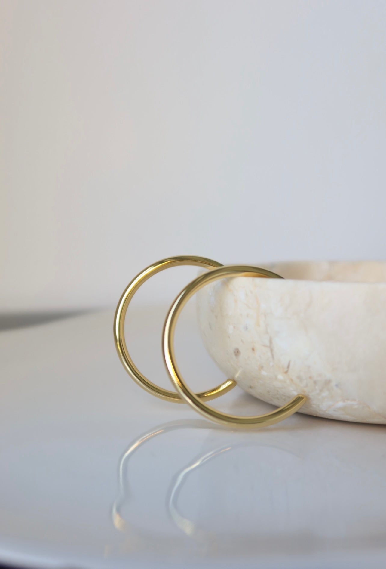 Gold Classy Hoops no1