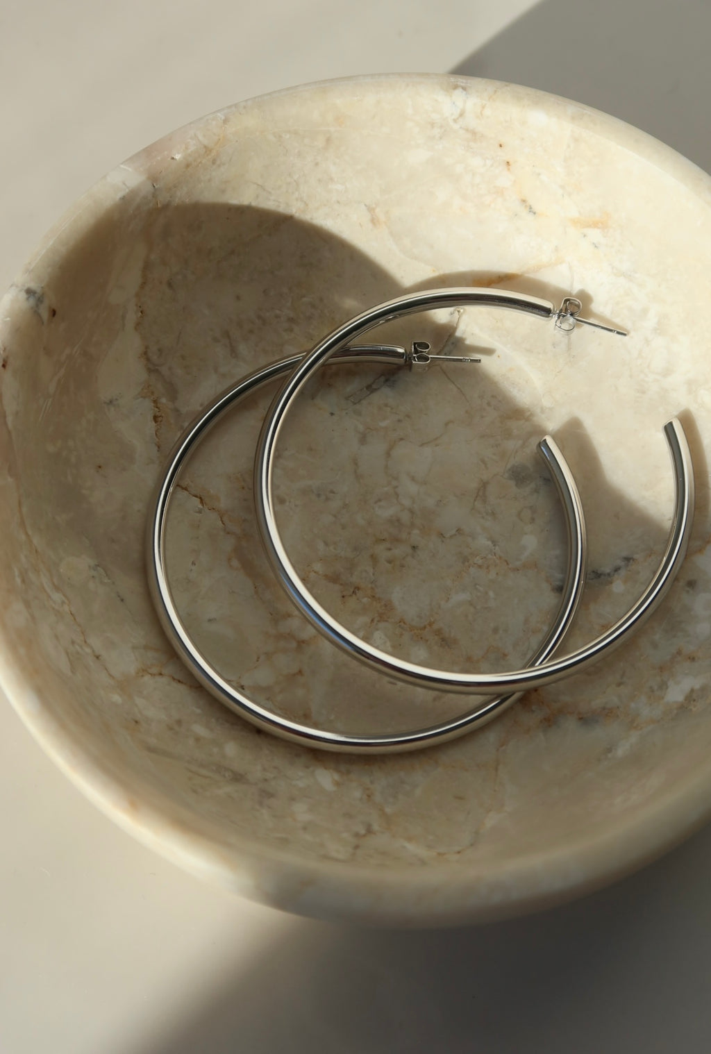Silver Classy Hoops no2