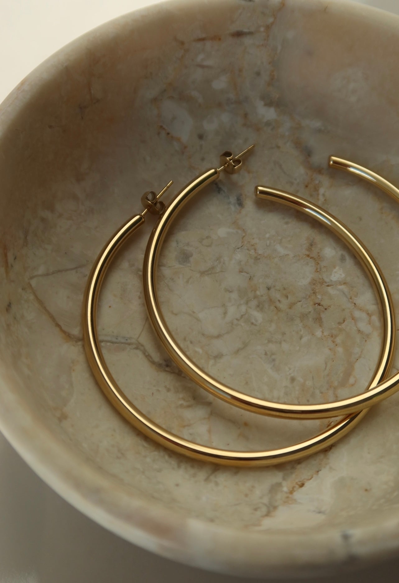 Gold Classy Hoops no2