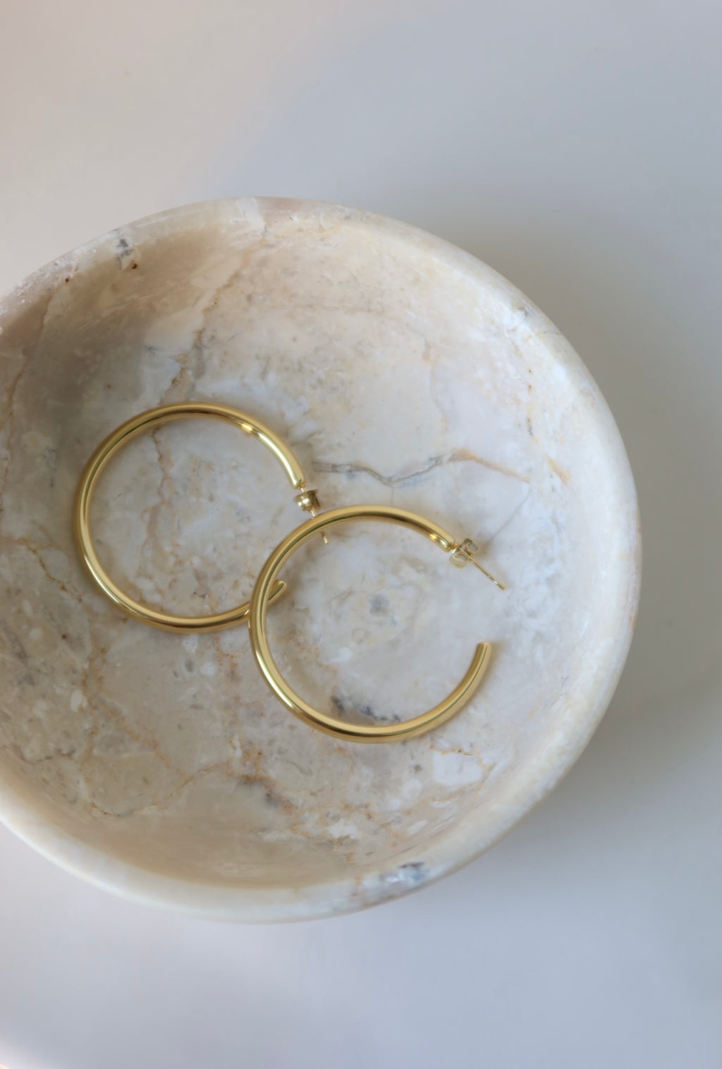 Gold Classy Hoops no1