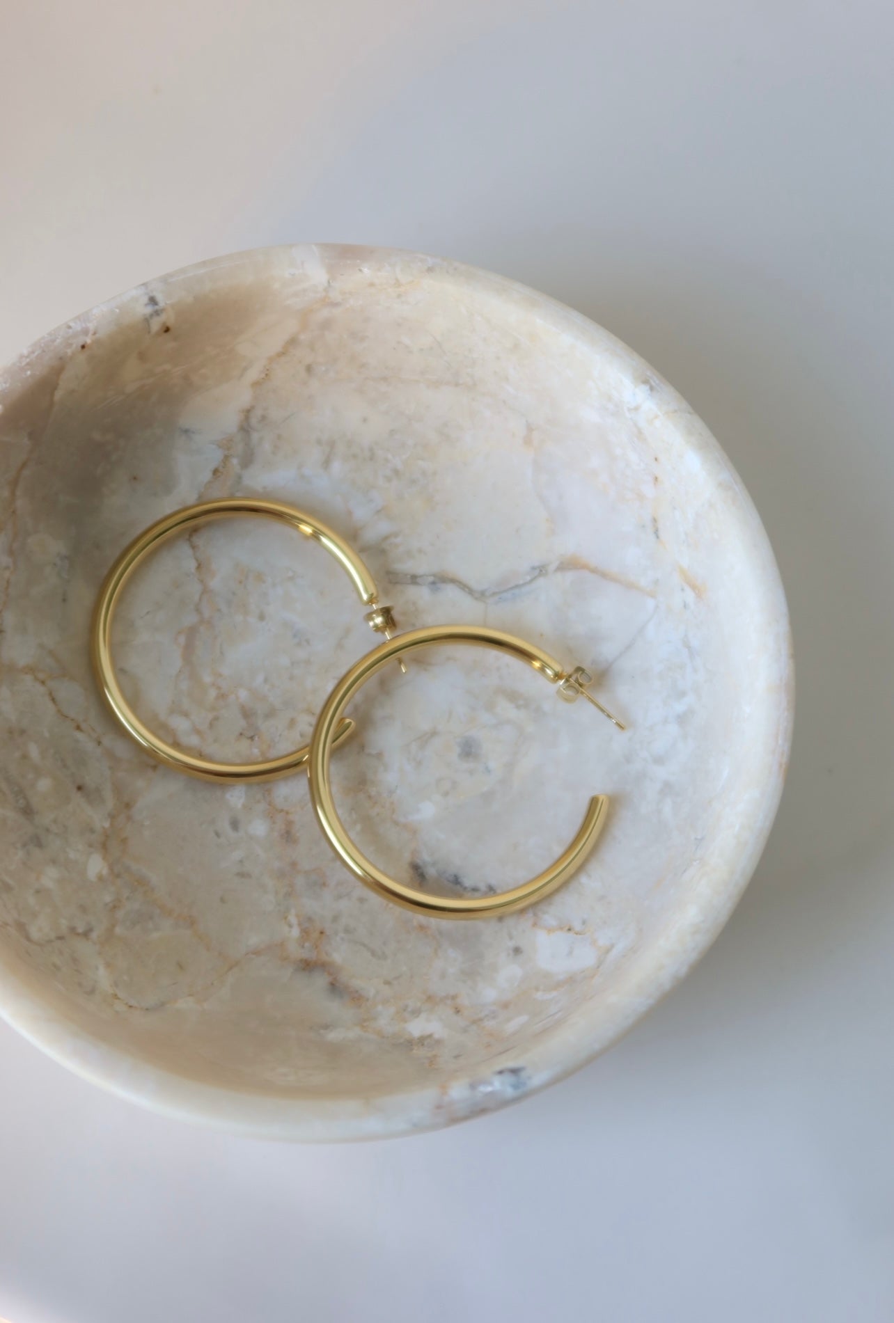 Gold Classy Hoops no1