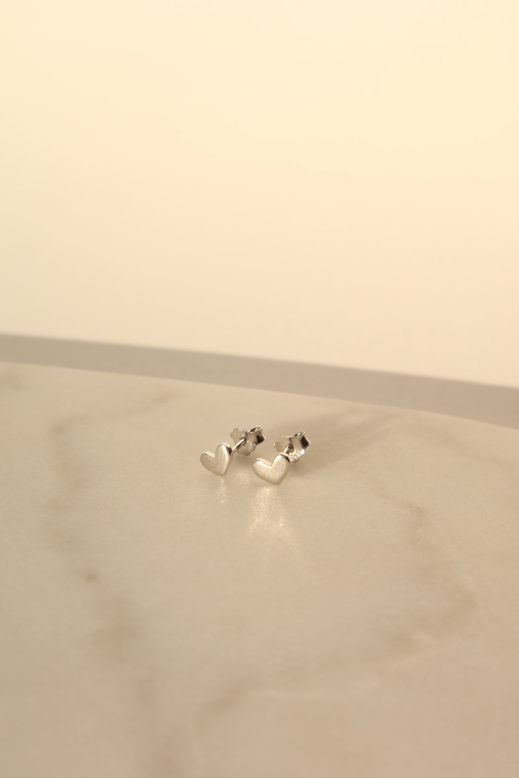Kolczyki Silver Heart Petite
