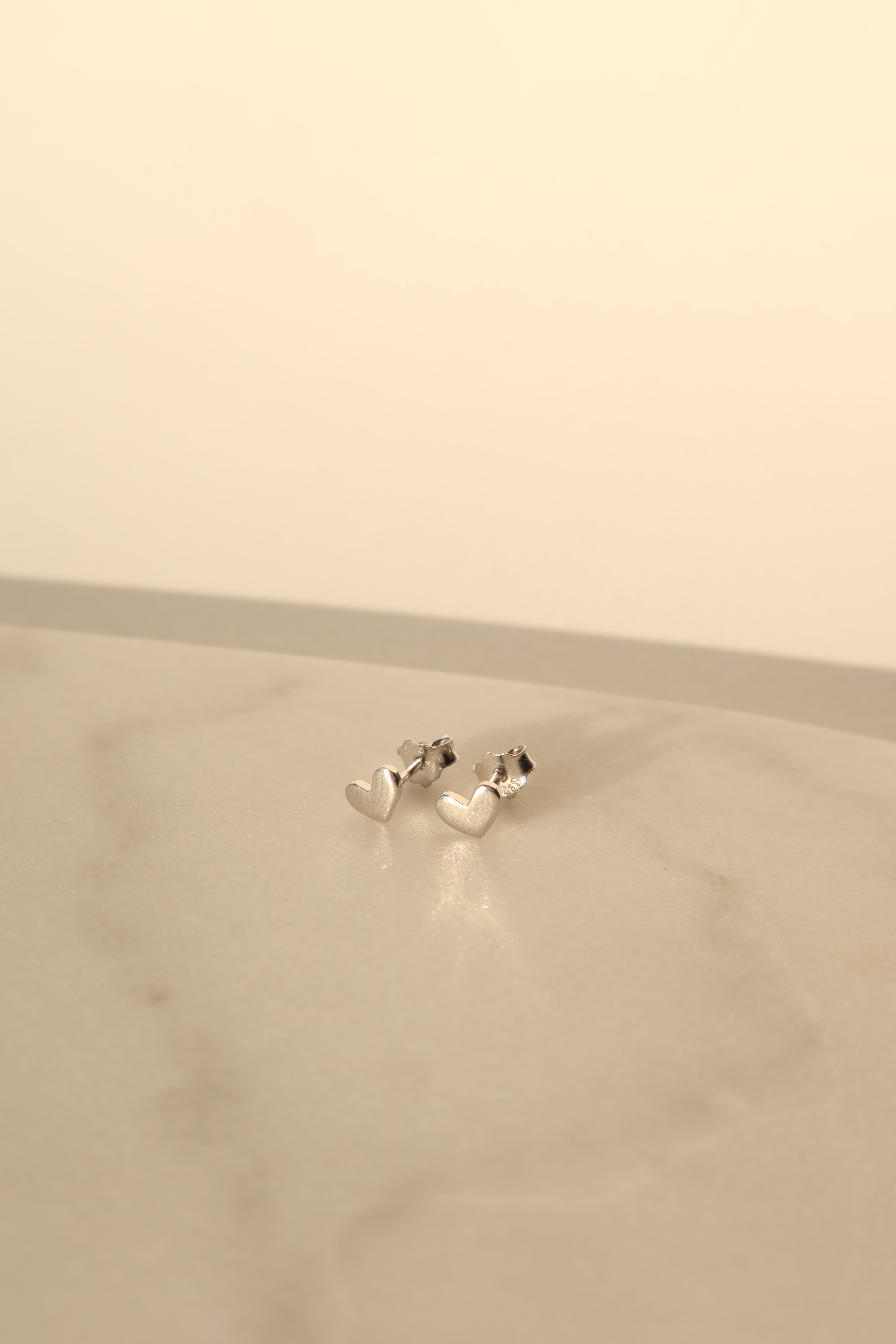 Kolczyki Silver Heart Petite