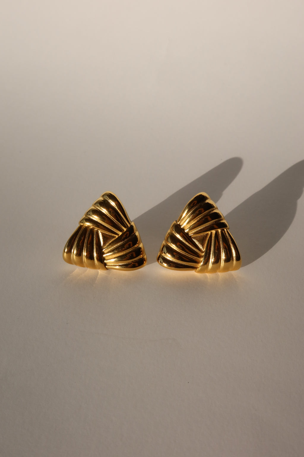 Kolczyki Gold Triangle