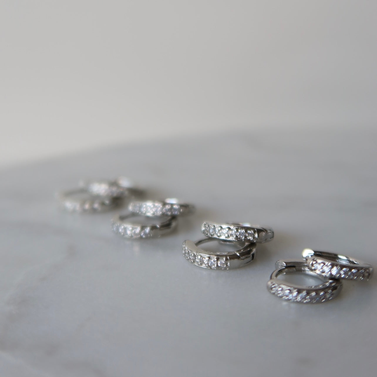 Kolczyki Silver Crystal