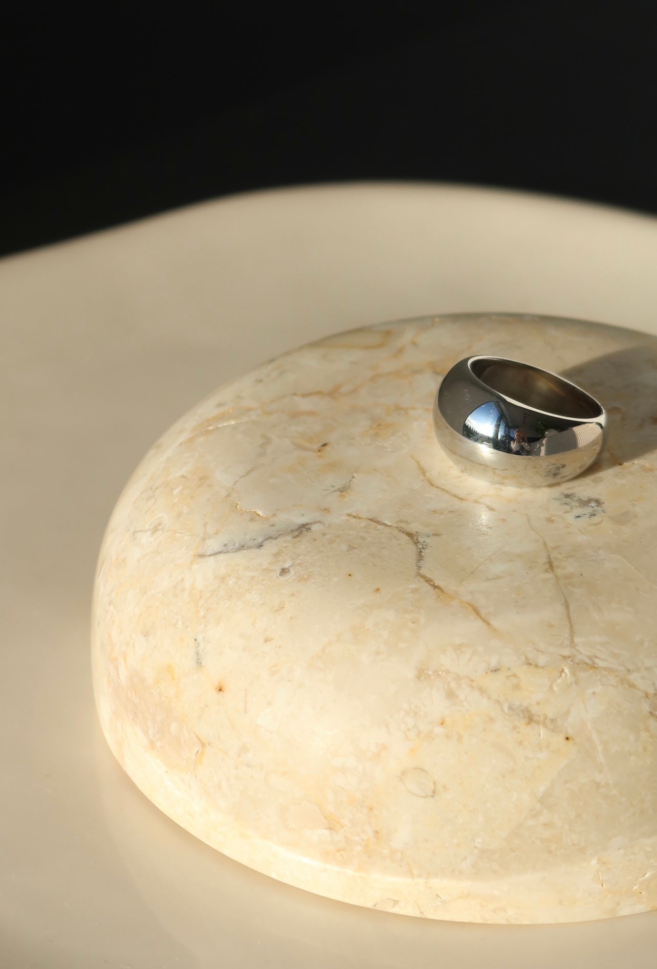Pierścionek Silver Bubble Ring