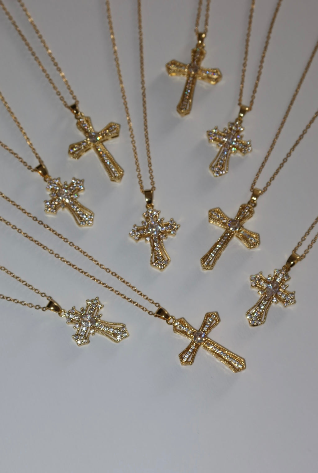 Łańcuszek Crystal Cross no2