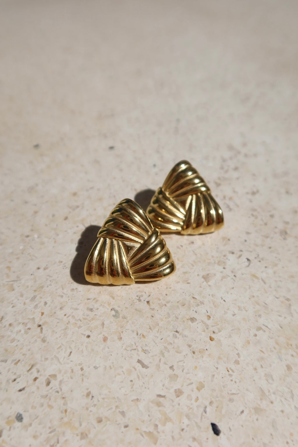 Kolczyki Gold Triangle