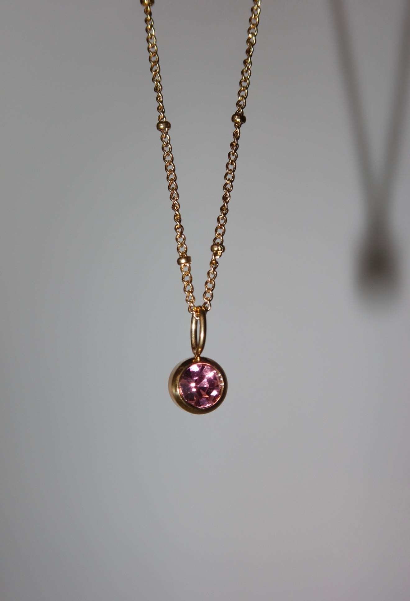 Naszyjnik Golden Pink Mist