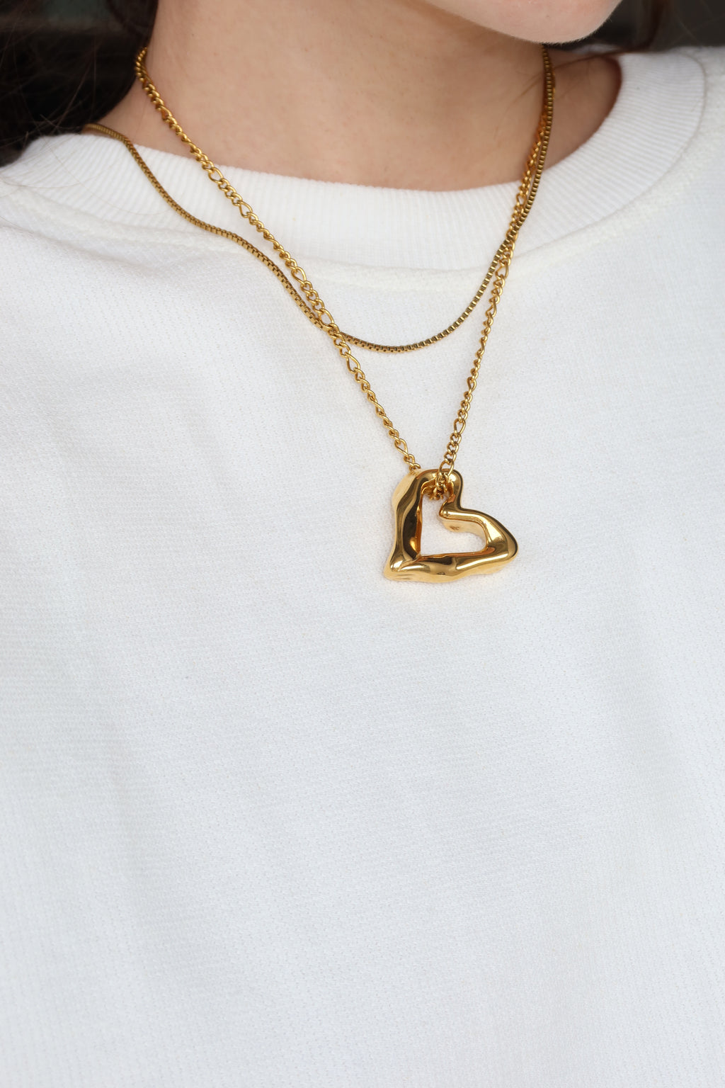 Naszyjnik Gold Imperfect Love