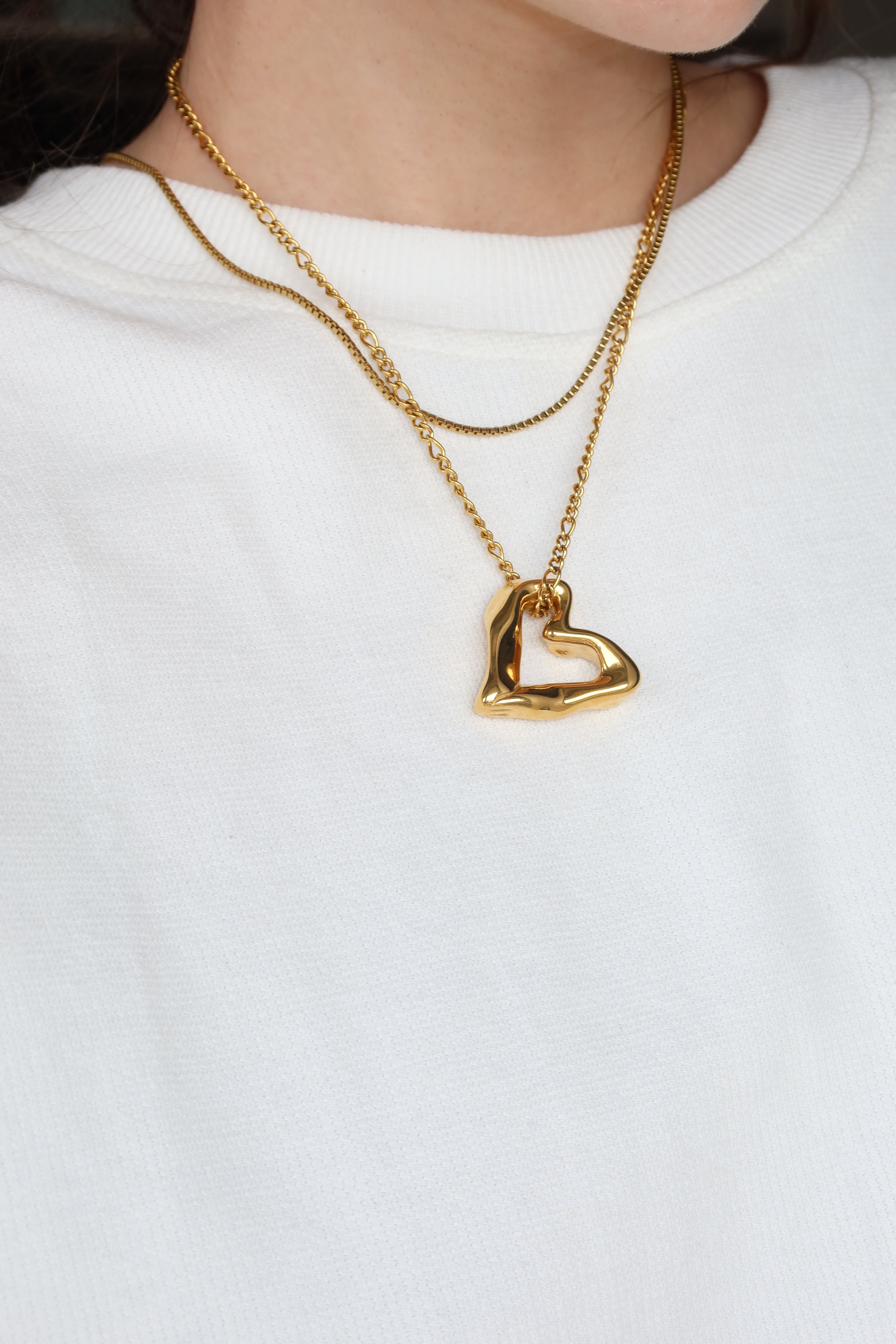 Naszyjnik Gold Imperfect Love