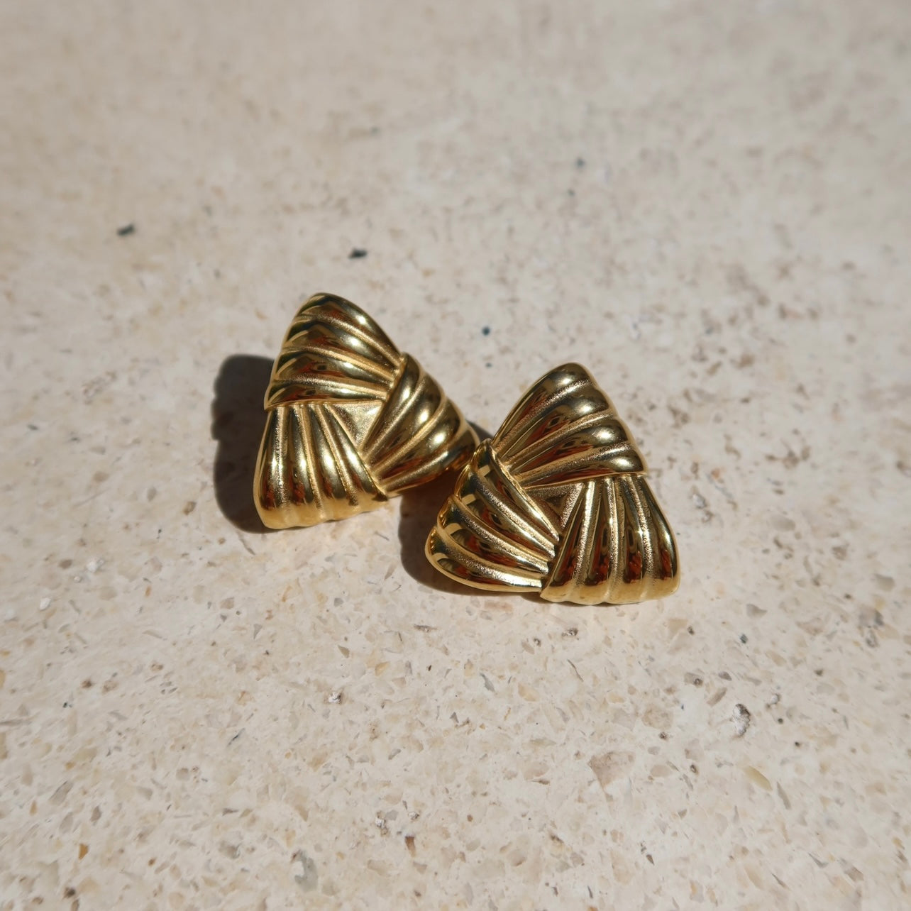 Kolczyki Gold Triangle