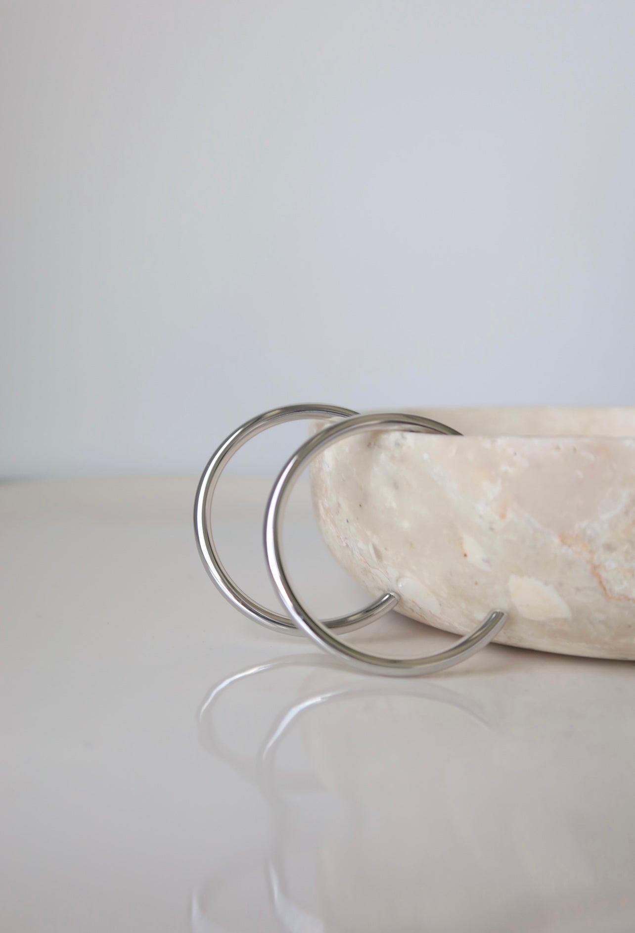 Silver Classy Hoops no1