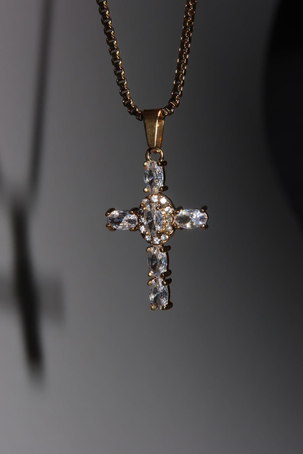 Naszyjnik Crosspectrum Golden Crystal