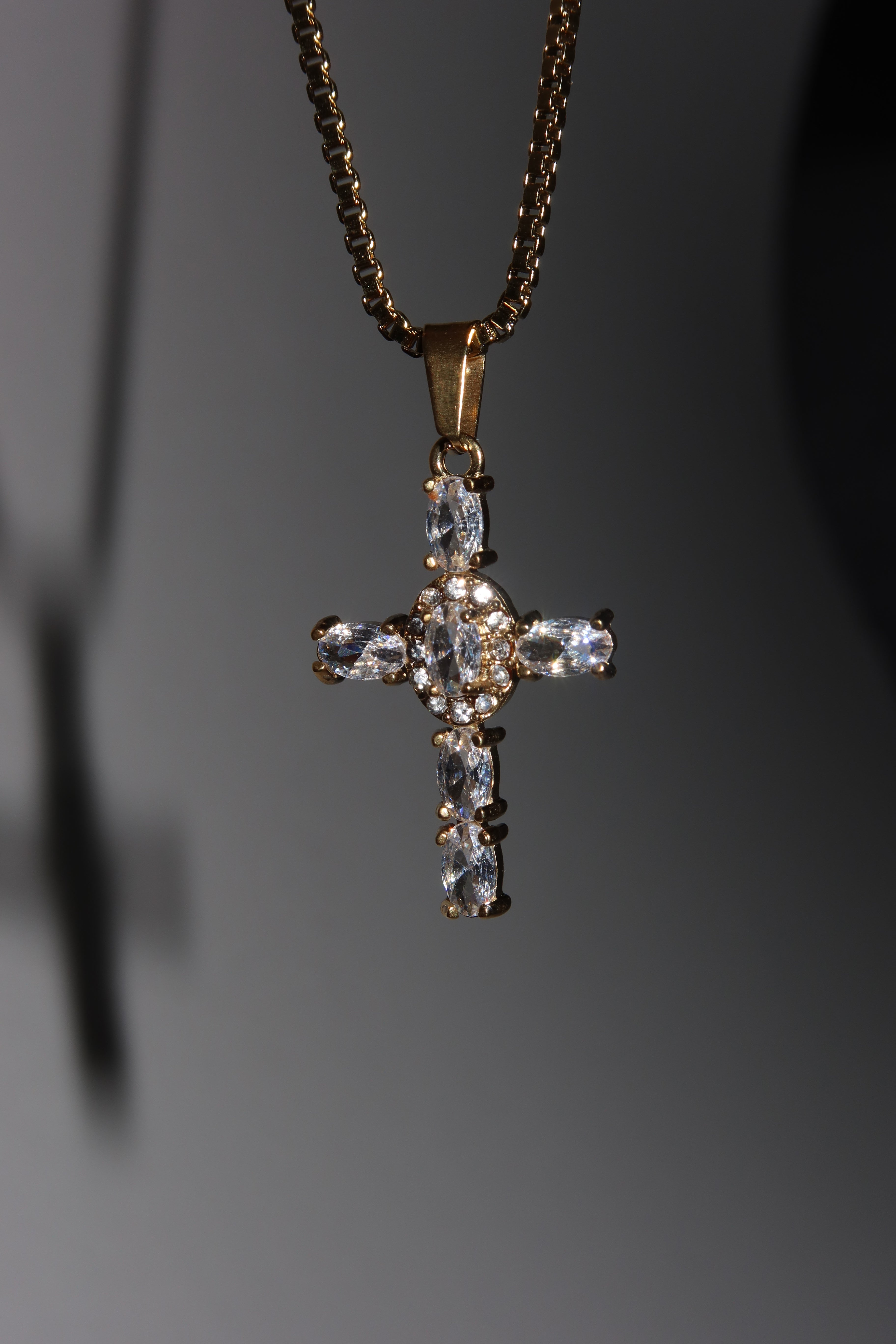 Naszyjnik Crosspectrum Golden Crystal