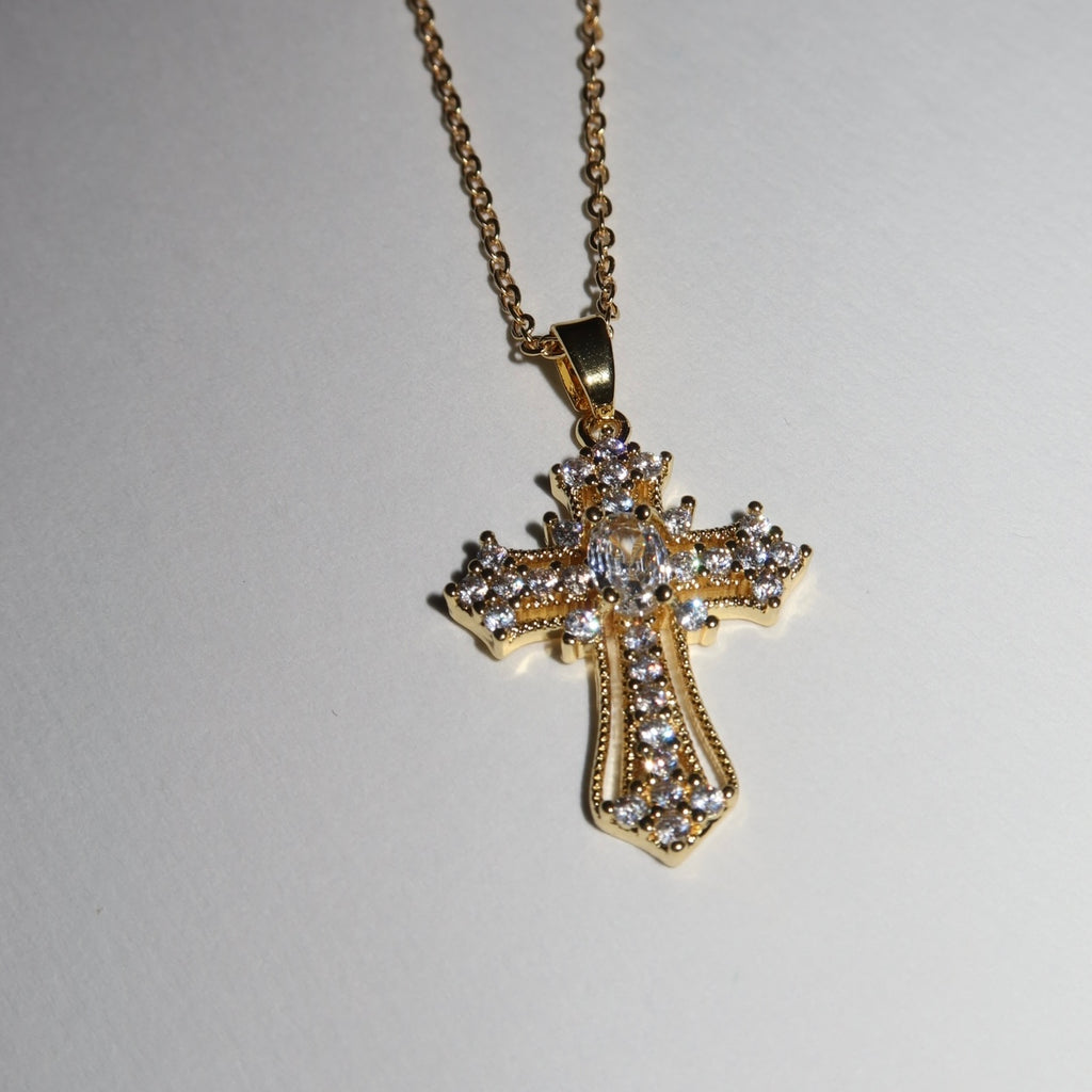 Łańcuszek Crystal Cross no1