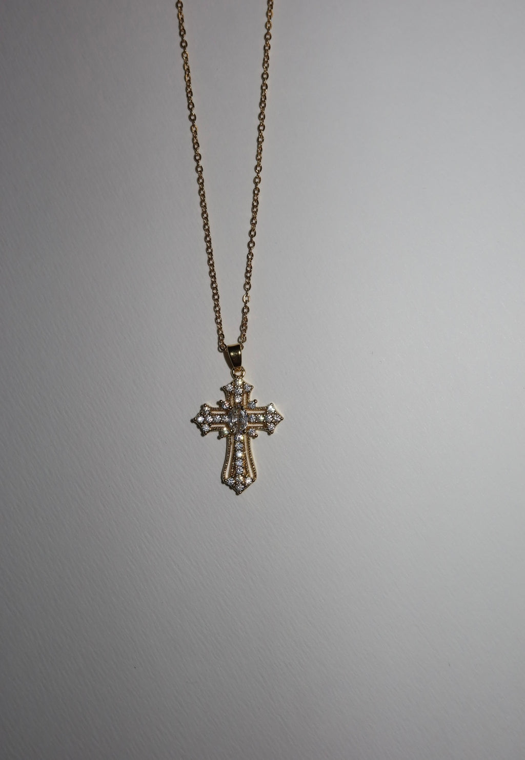 Łańcuszek Crystal Cross no1