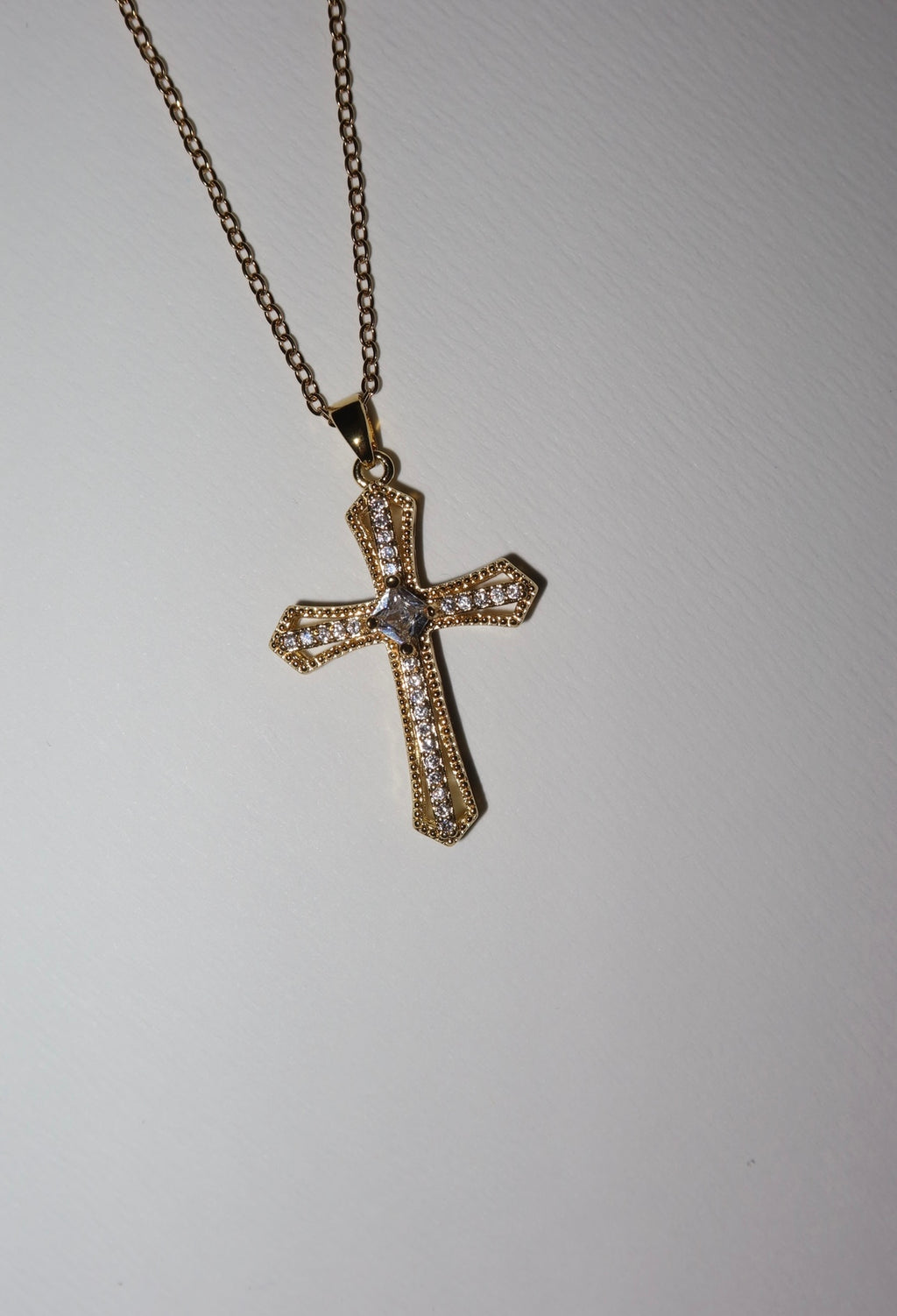 Łańcuszek Crystal Cross no2
