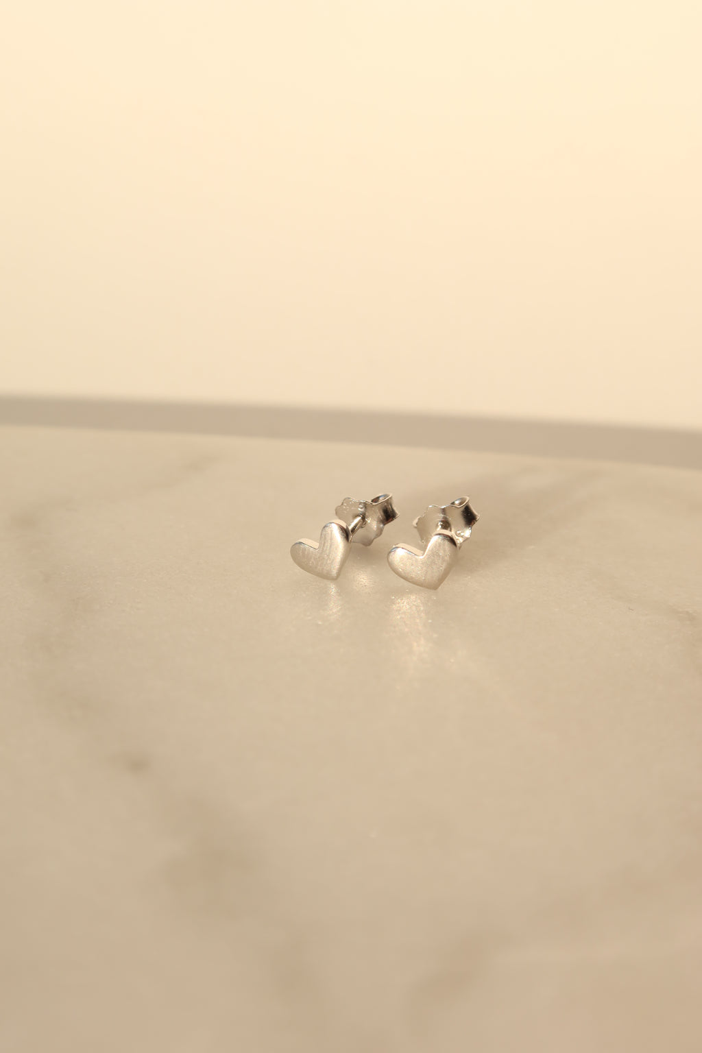 Kolczyki Silver Heart Petite