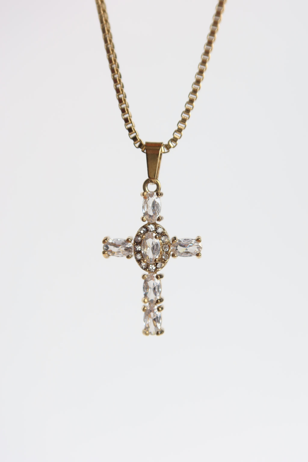 Naszyjnik Crosspectrum Golden Crystal