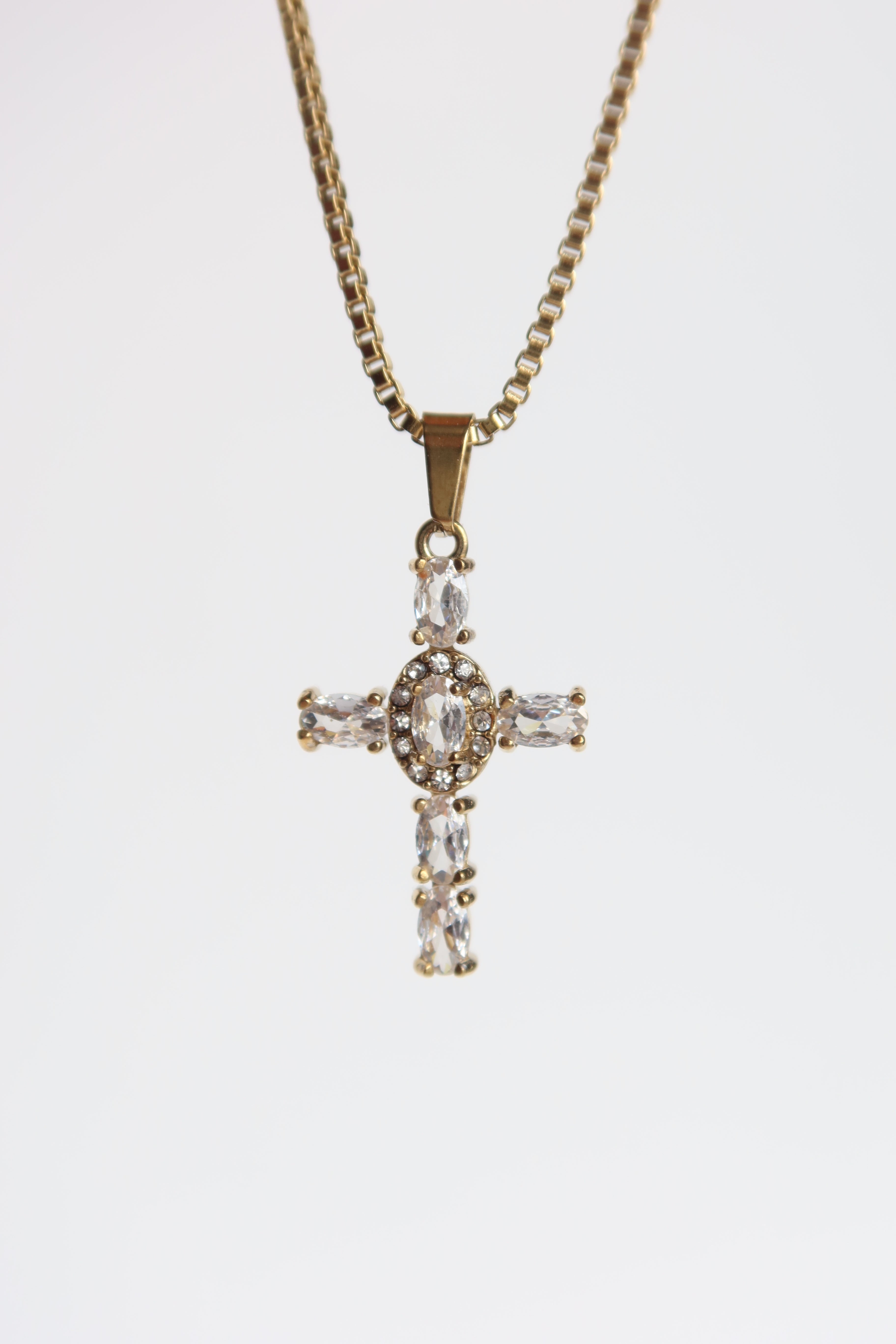 Naszyjnik Crosspectrum Golden Crystal