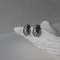 Kolczyki Silver Croissant